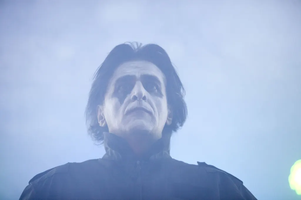 Jaz Coleman of Killing Joke performing at Sonisphere 2011